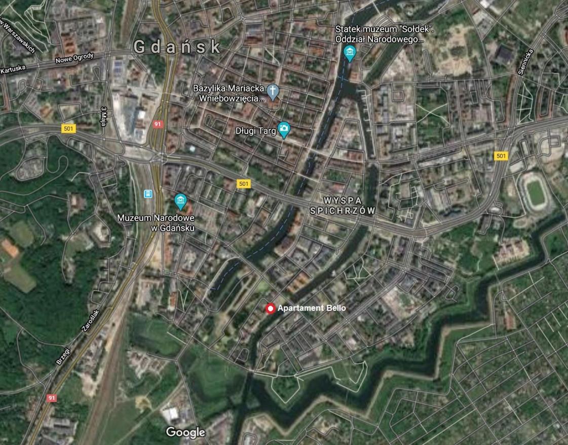 Apartament Bello - Free Parking Lejlighed Gdańsk Eksteriør billede